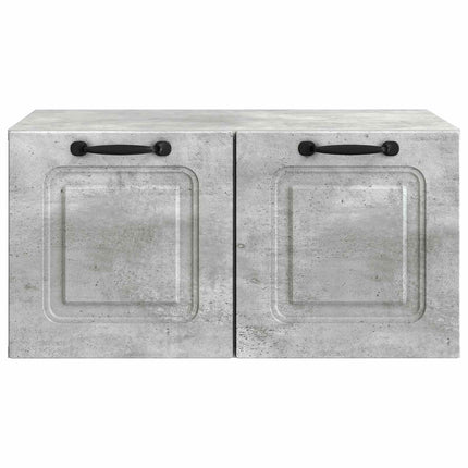 Væghængt TV-skab Betongrå 59,5 x 41 x 30 cm Konstrueret træ