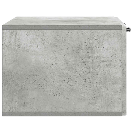 Væghængt TV-skab Betongrå 59,5 x 41 x 30 cm Konstrueret træ