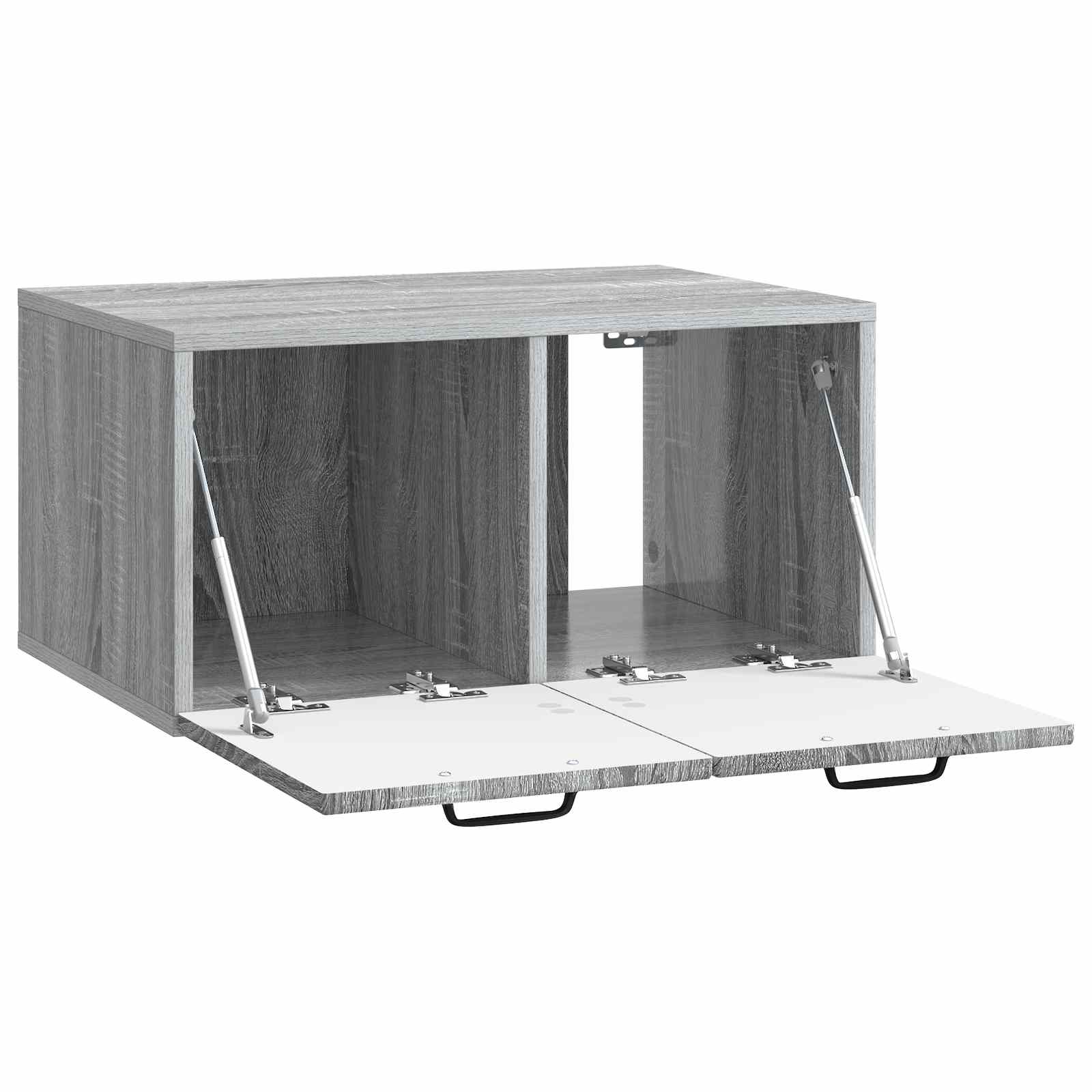 Væghængt TV-skab Vægmonteret Grå sonoma-eg 59,5 x 41 x 30 cm