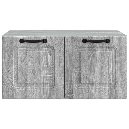 Væghængt TV-skab Vægmonteret Grå sonoma-eg 59,5 x 41 x 30 cm