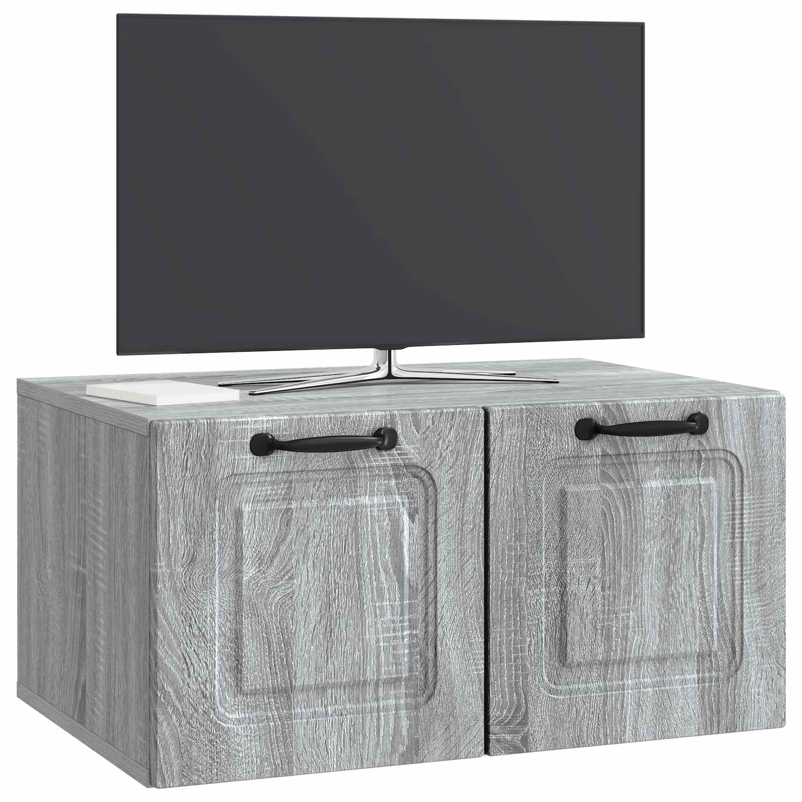 Væghængt TV-skab Vægmonteret Grå sonoma-eg 59,5 x 41 x 30 cm
