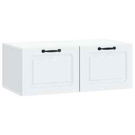 Væghængt TV-skab Hvid 78,5 x 41 x 30 cm Konstrueret træ