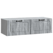 Væghængt TV-skab Grå sonoma-eg 98 x 41 x 30 cm Konstrueret træ