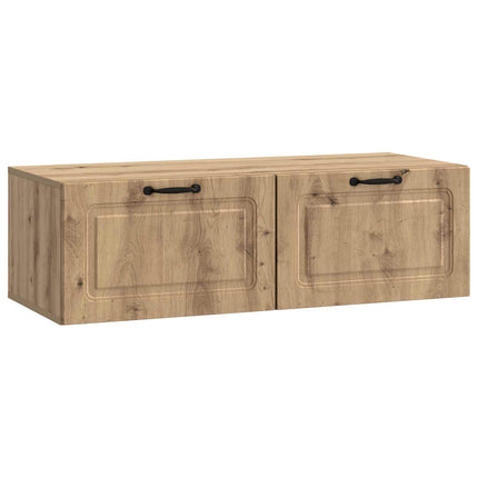 Væghængt TV-skab 98 x 41 x 30 cm Artisan-eg Konstrueret træ