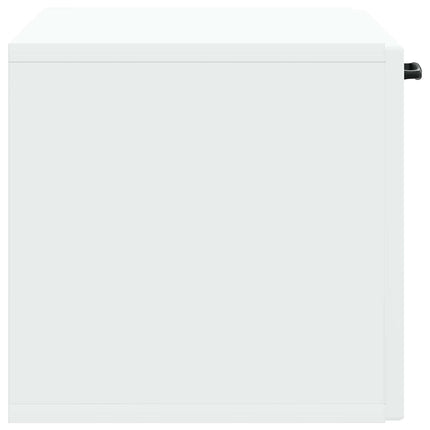 Væghængt TV-skab Hvid 59,5 x 31 x 30 cm Konstrueret træ