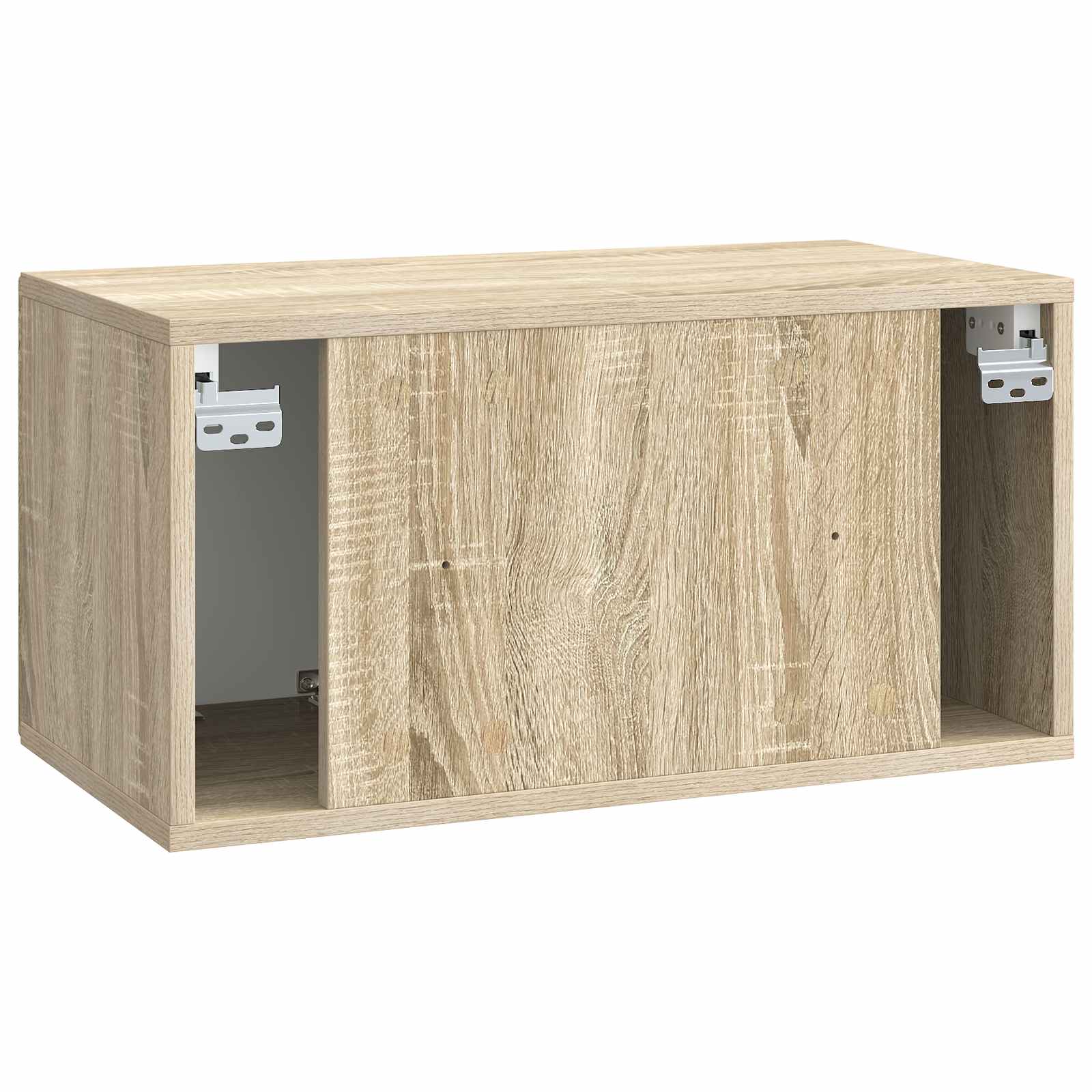Væghængt TV-skab Sonoma-eg 59,5 x 31 x 30 cm Konstrueret træ
