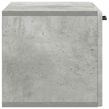 Væghængt TV-skab Betongrå 59,5 x 31 x 30 cm Konstrueret træ
