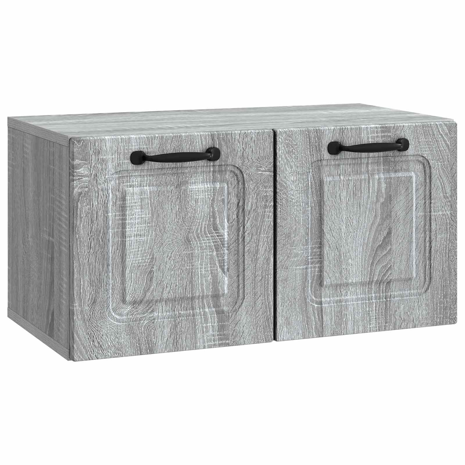 Væghængt TV-skab Vægmonteret Grå sonoma-eg 59,5 x 31 x 30 cm