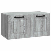 Væghængt TV-skab Vægmonteret Grå sonoma-eg 59,5 x 31 x 30 cm