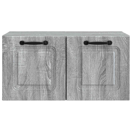 Væghængt TV-skab Vægmonteret Grå sonoma-eg 59,5 x 31 x 30 cm
