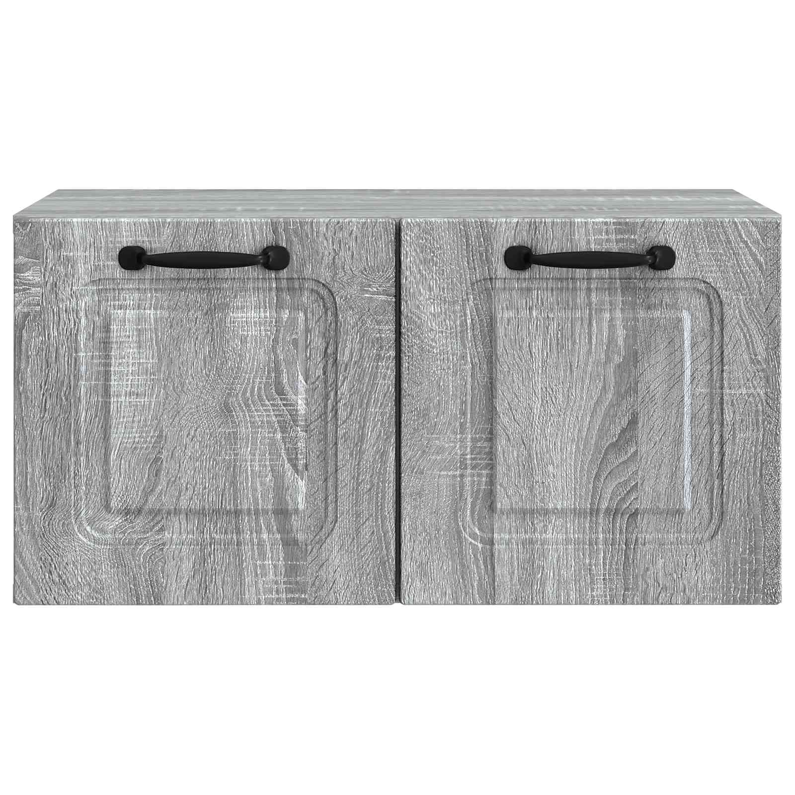 Væghængt TV-skab Vægmonteret Grå sonoma-eg 59,5 x 31 x 30 cm