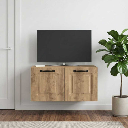 Væghængt TV-skab 59,5 x 31 x 30 cm Artisan-eg Konstrueret træ