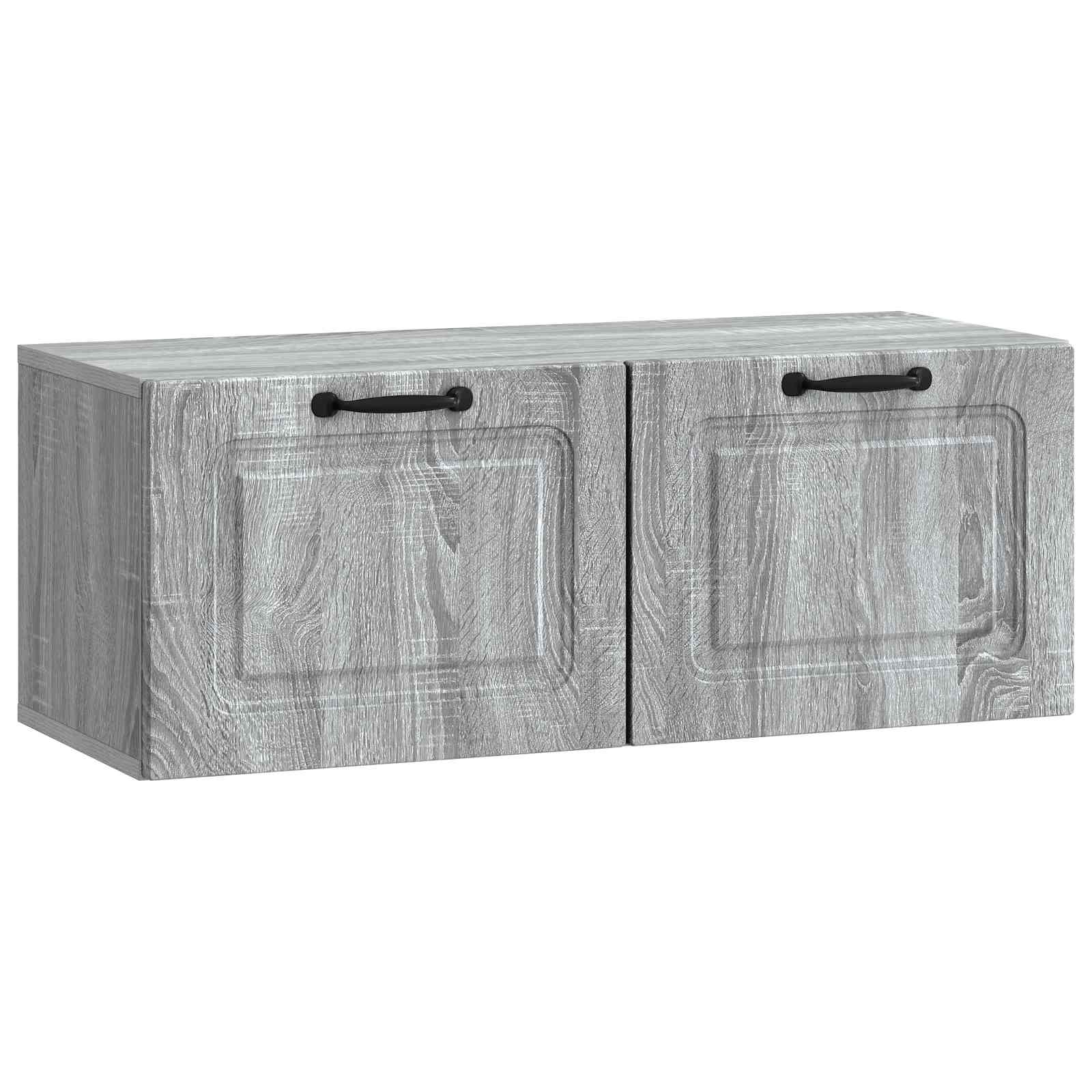 Væghængt TV-skab Vægmonteret Grå sonoma-eg 78,5 x 31 x 30 cm