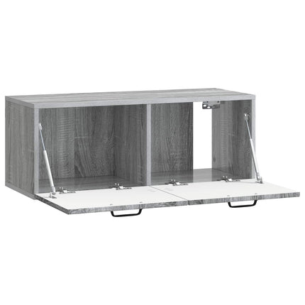 Væghængt TV-skab Vægmonteret Grå sonoma-eg 78,5 x 31 x 30 cm