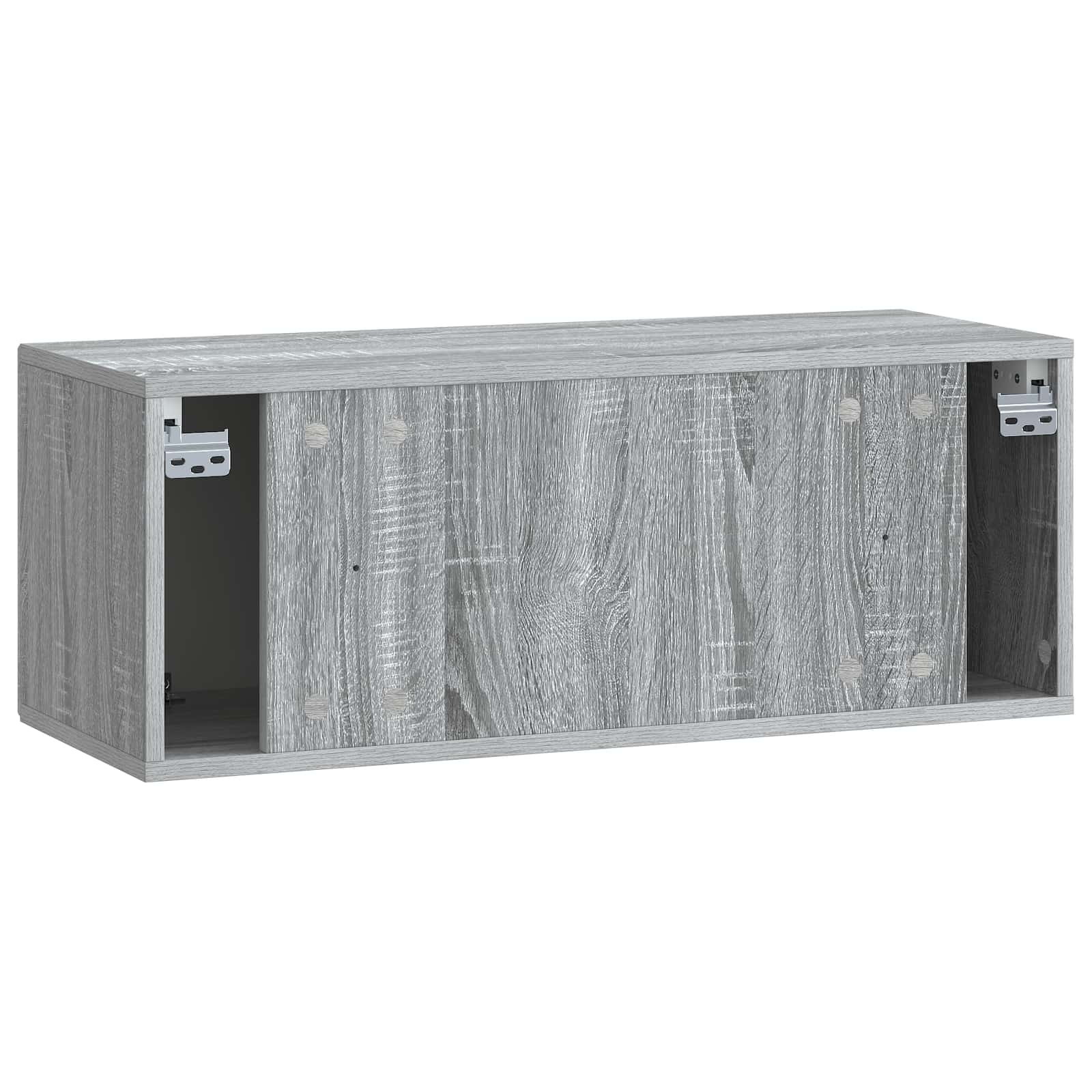 Væghængt TV-skab Vægmonteret Grå sonoma-eg 78,5 x 31 x 30 cm