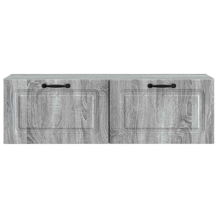 Væghængt TV-skab Grå sonoma-eg 98 x 31 x 30 cm Konstrueret træ