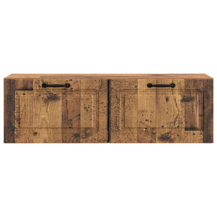 Væghængt TV-skab Gammelt træ 98 x 31 x 30 cm Konstrueret træ