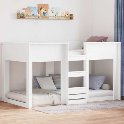 Køjeseng til Børn Hvid 75 x 190 cm Konstrueret træ