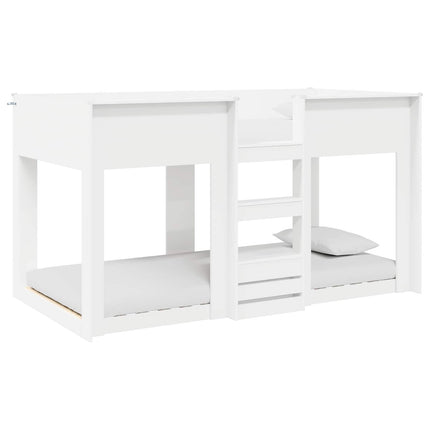 Køjeseng til Børn Hvid 75 x 190 cm Konstrueret træ