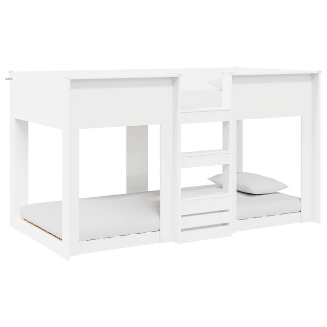 Køjeseng til Børn Hvid 75 x 190 cm Konstrueret træ