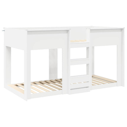 Køjeseng til Børn Hvid 75 x 190 cm Konstrueret træ