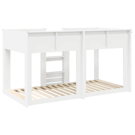 Køjeseng til Børn Hvid 75 x 190 cm Konstrueret træ