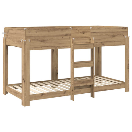 Køjeseng til Børn Artisan Egetræ 80 x 200 cm Konstrueret træ