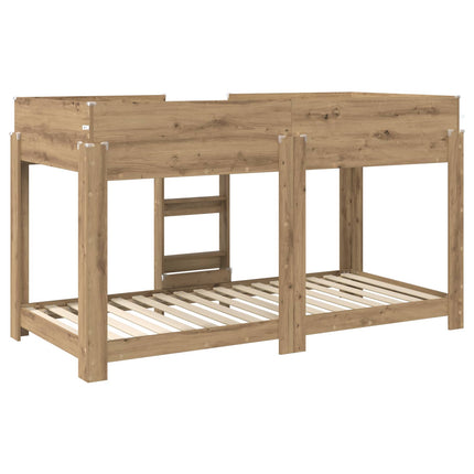 Køjeseng til Børn Artisan Egetræ 80 x 200 cm Konstrueret træ