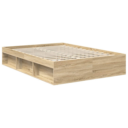 Sengestel Sonoma-eg 140 x 190 cm Konstrueret træ