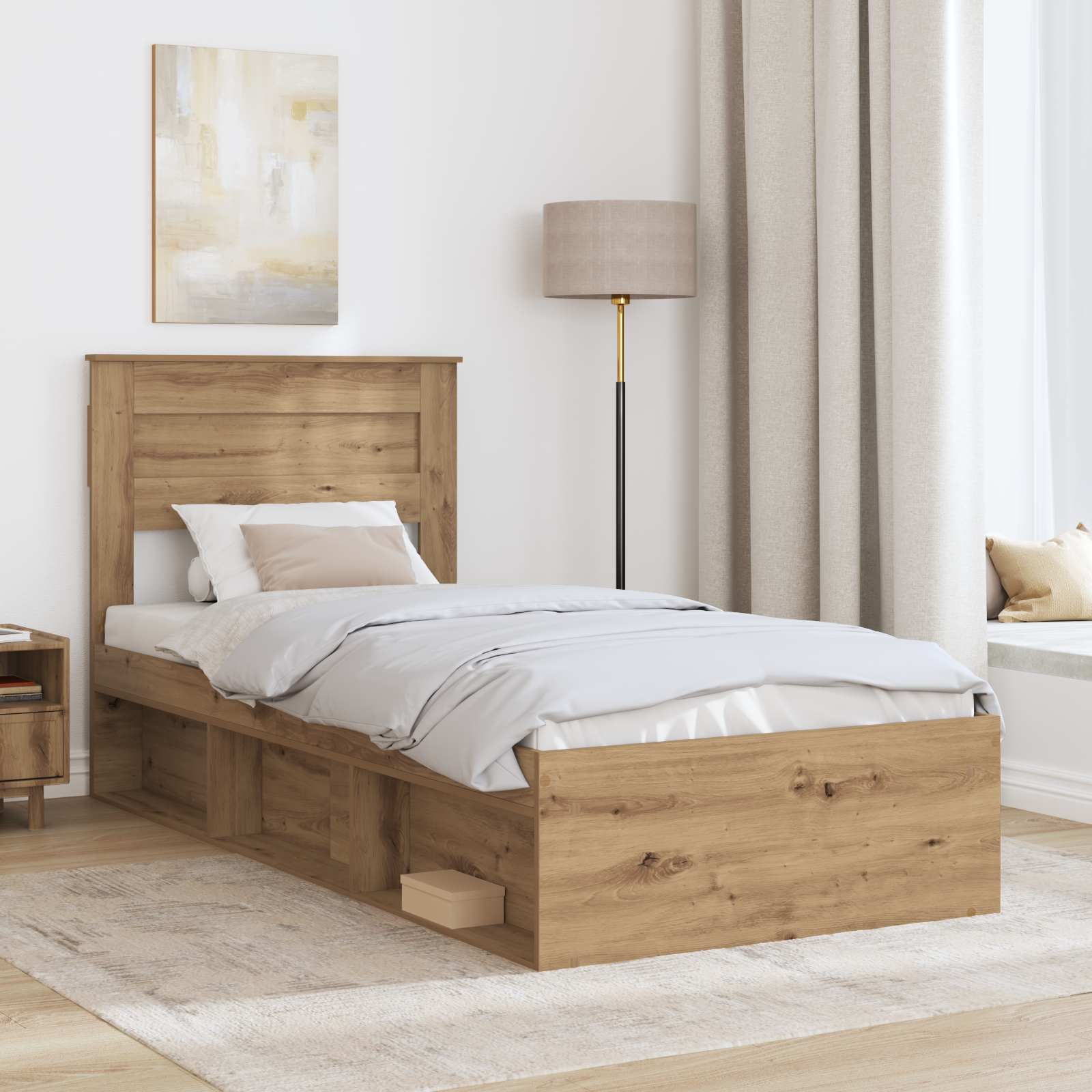 Sengestel Artisan eg 100 x 200 cm Massiv fyrretræ