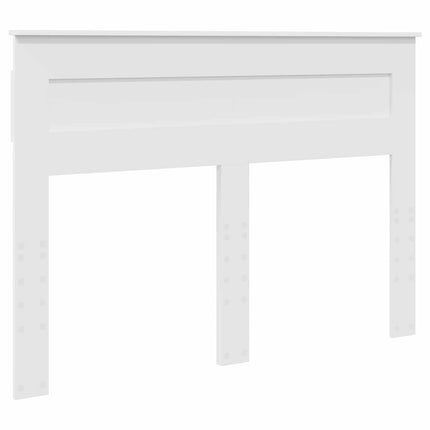 Opbevaringsseng med skuffe Hvid 140 x 200 cm Konstrueret træ