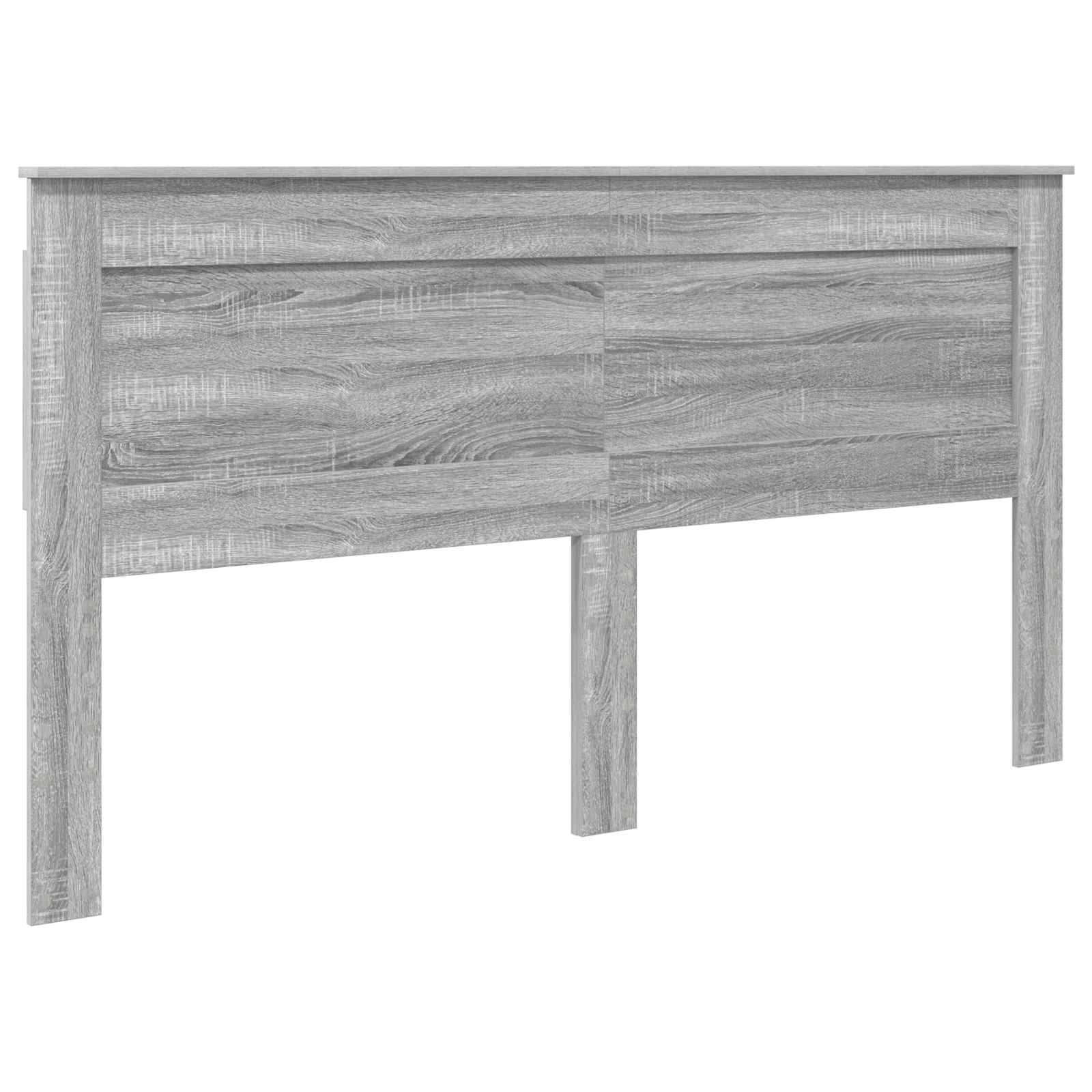 Sengestel med skuffe Grå Sonoma 200 x 200 cm Ingeniørtræ
