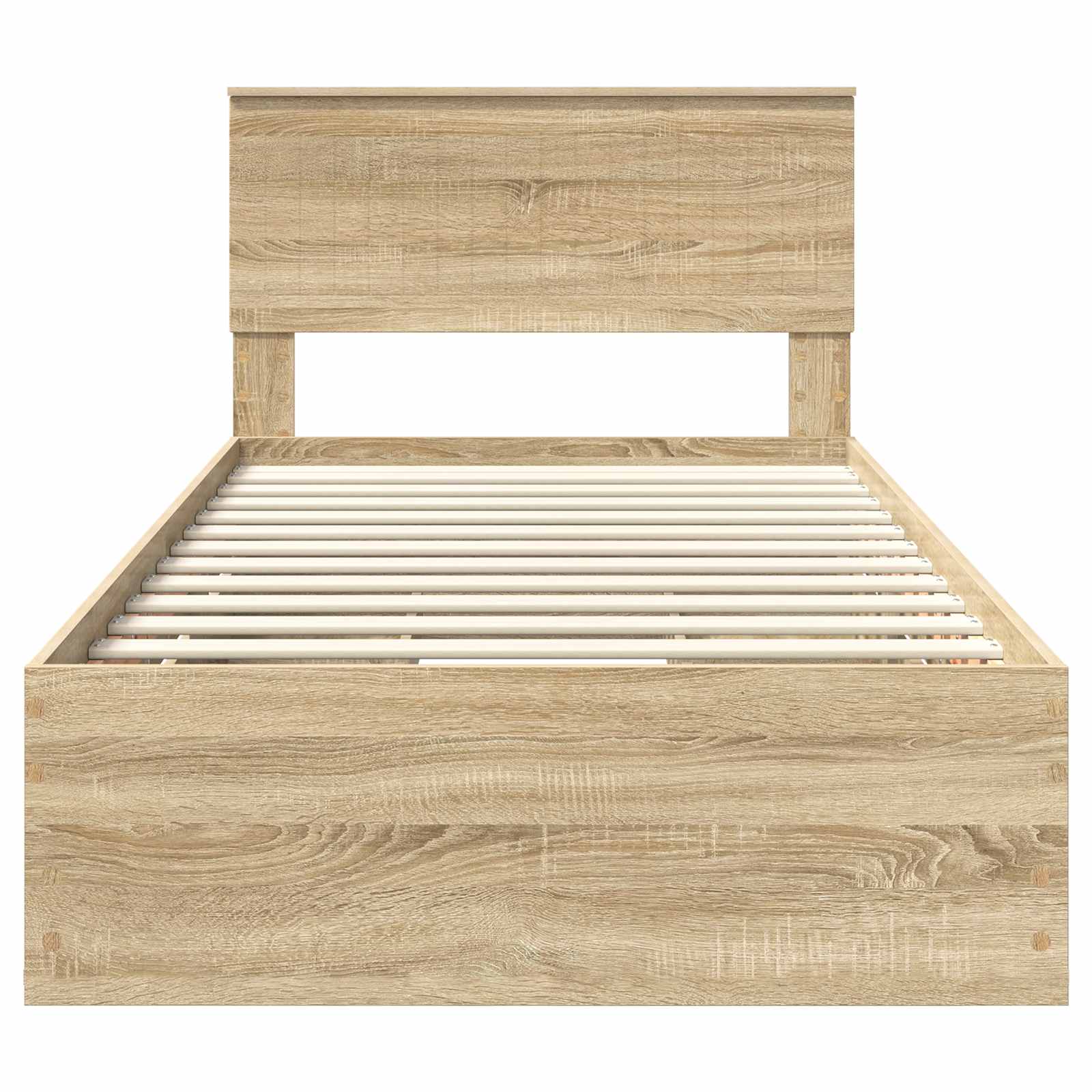 Sengestel med skuffe Sonoma eg 100 x 200 cm Ingeniørtræ