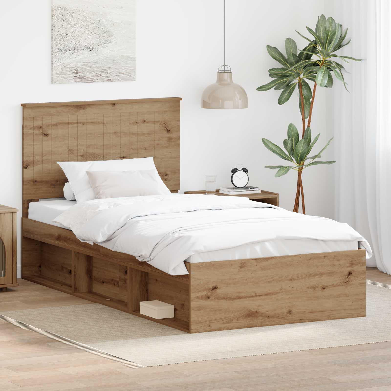Sengestel Artisan eg 100 x 200 cm Massiv fyrretræ