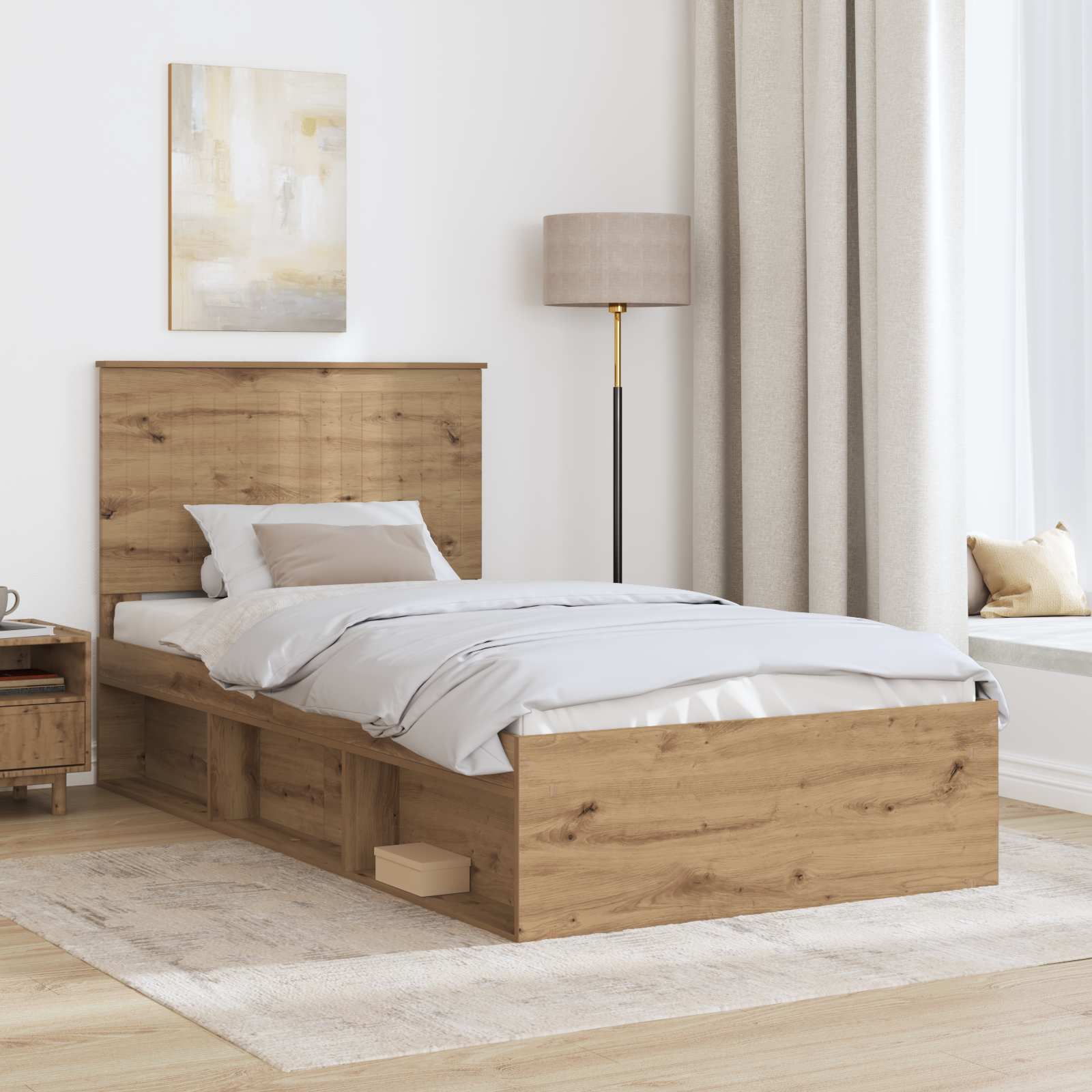 Sengestel Artisan eg 100 x 200 cm Massiv fyrretræ