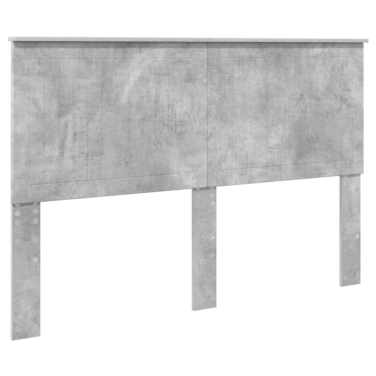 Sengestel med skuffe Beton Grå 150 x 200 cm Ingeniørtræ