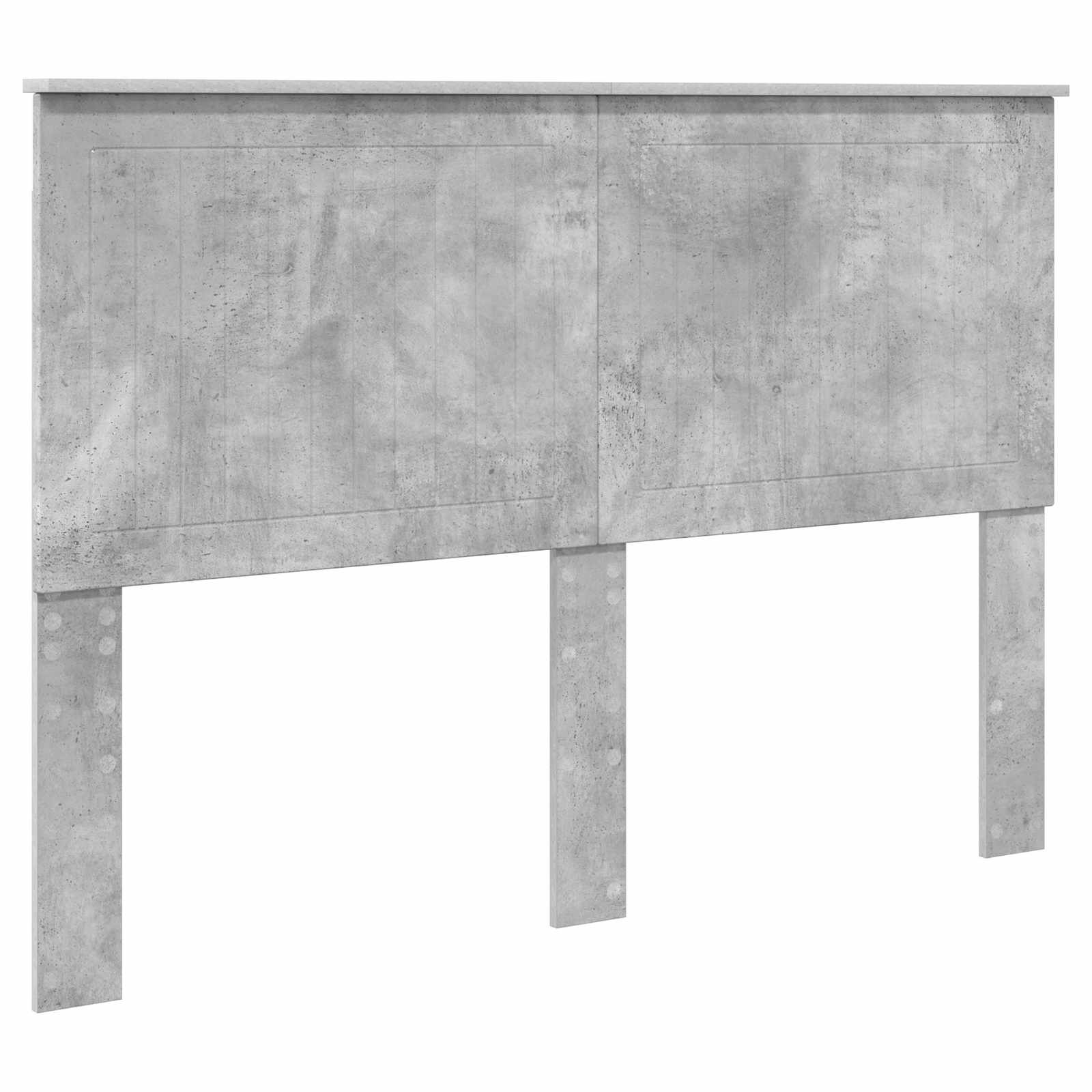 Sengestel med skuffe Beton Grå 140 x 190 cm Ingeniørtræ