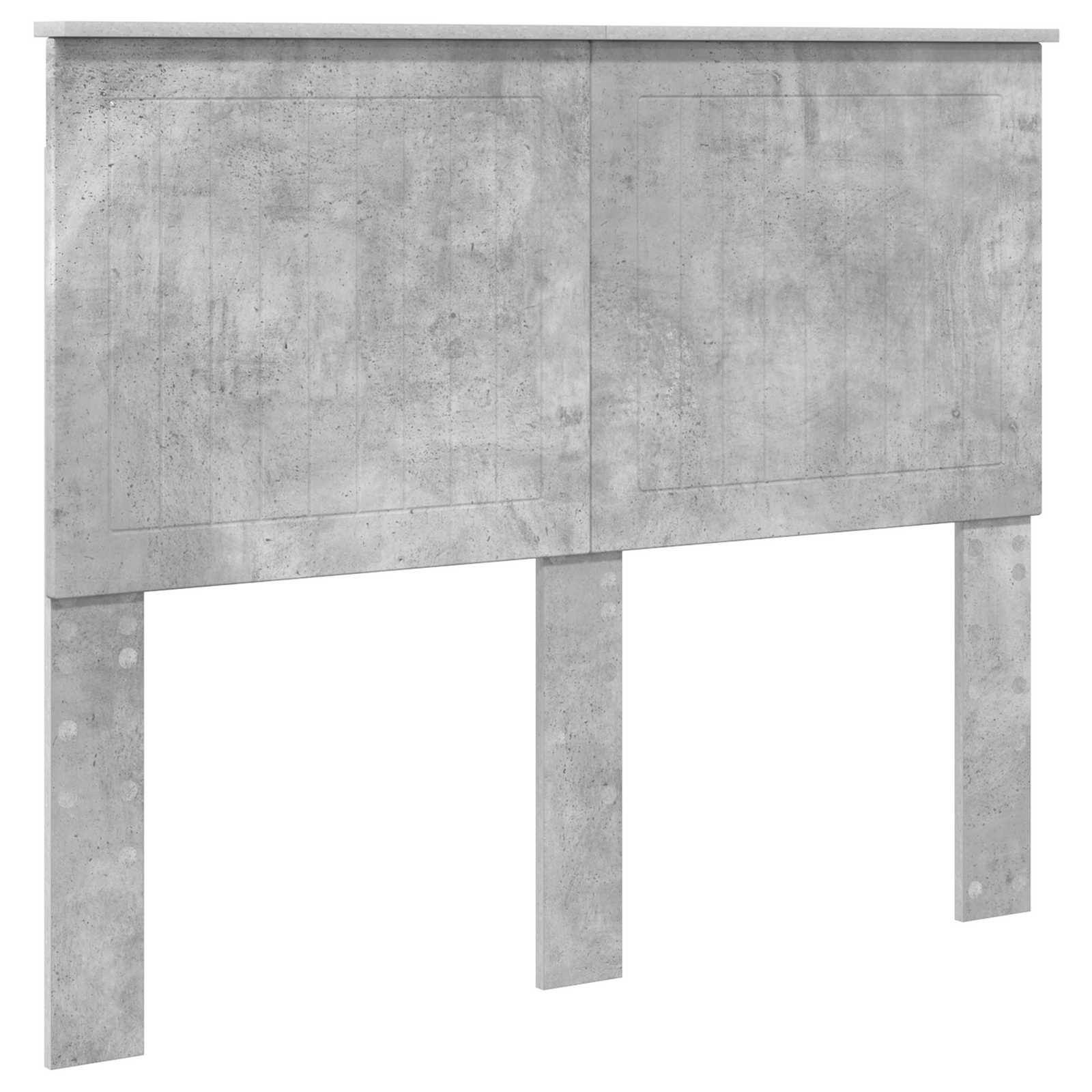 Sengestel med hovedgærde Beton Grå 120 x 200 cm Konstrueret træ