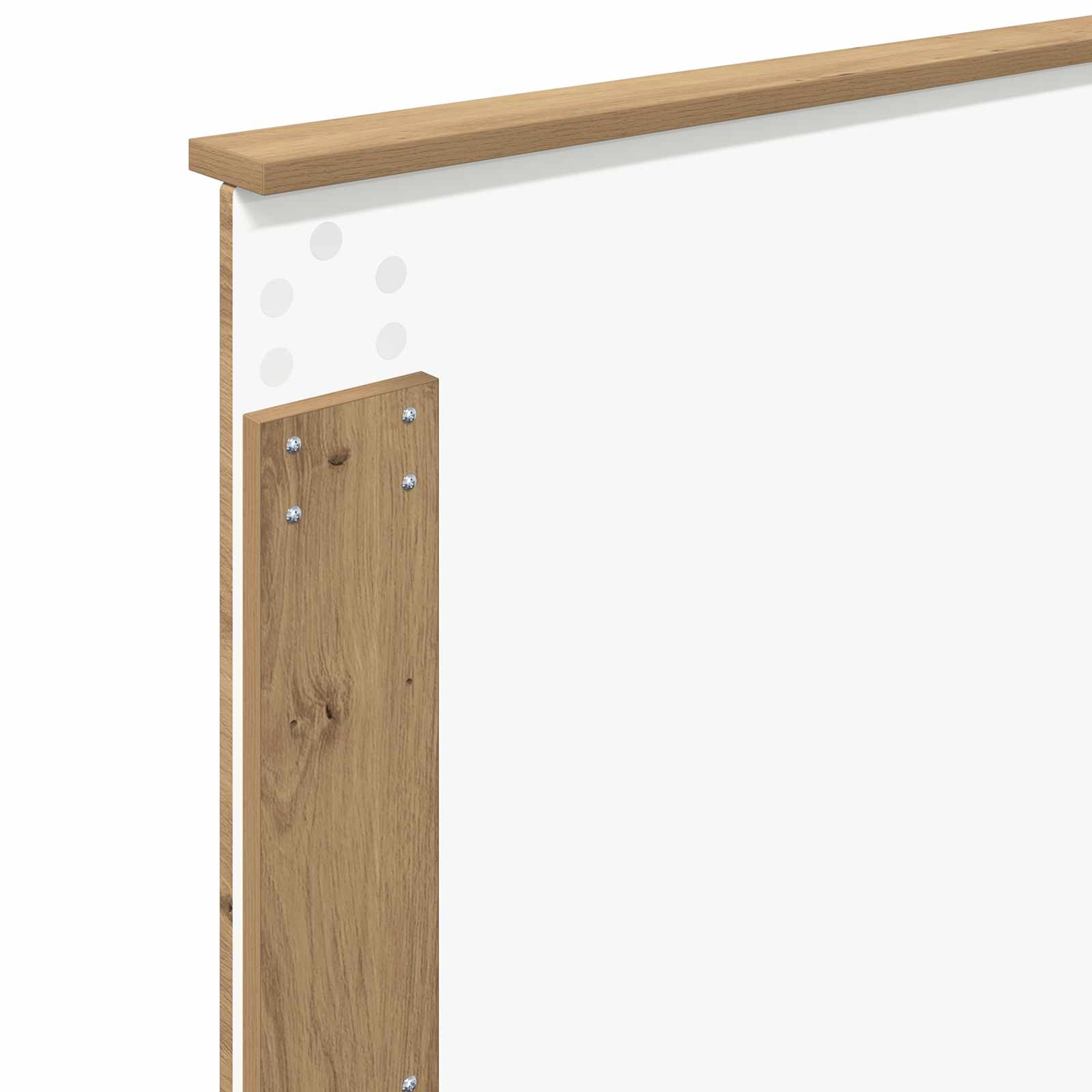 Sengestel Artisan Egetræ 100 x 200 cm Konstrueret træ