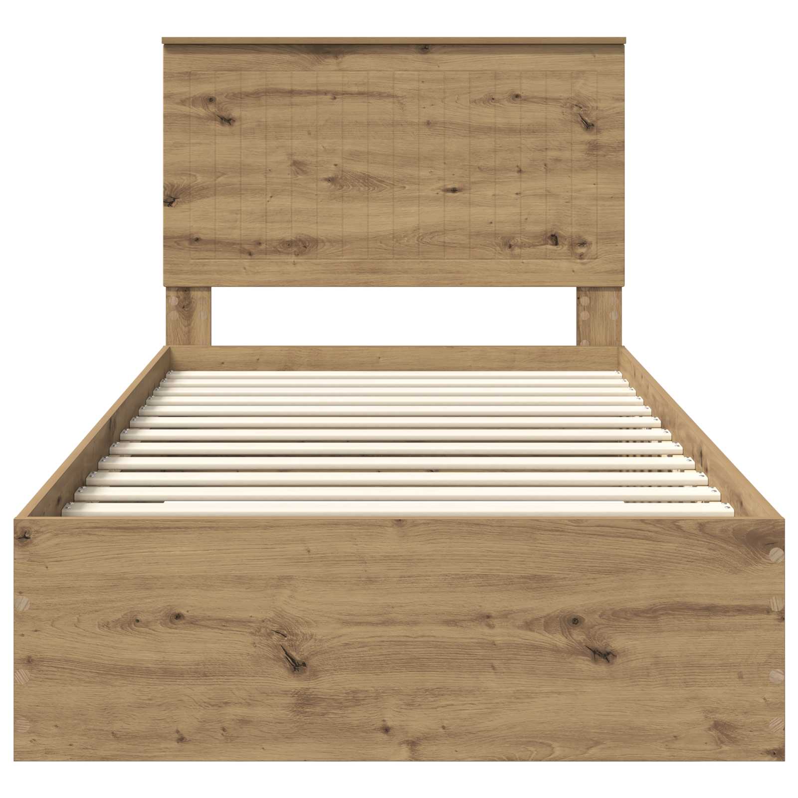 Sengestel Artisan Egetræ 100 x 200 cm Konstrueret træ