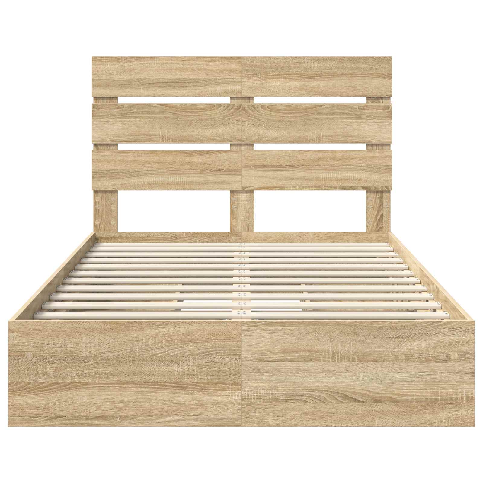 Opbevaringsseng Sonoma eg 135 x 190 cm Konstrueret træ