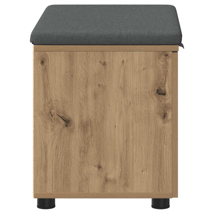 Hallbænk Artisan Eg 60 x 38 x 46 cm Kunstigt træ og stof