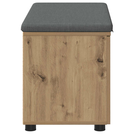 Hallbænk Artisan Eg 80 x 38 x 46 cm Kunstigt træ og stof