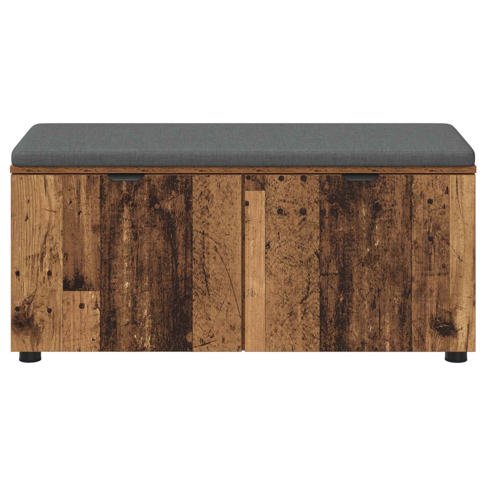 Hallbænk Gammelt træ 100 x 38 x 46 cm Kunstigt træ og stof