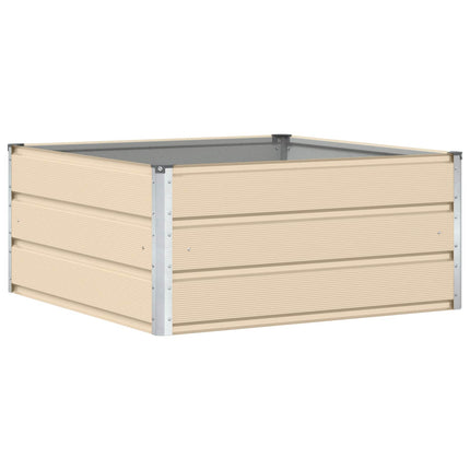 Plantekasse Elfenben 100 x 100 x 45 cm Stål