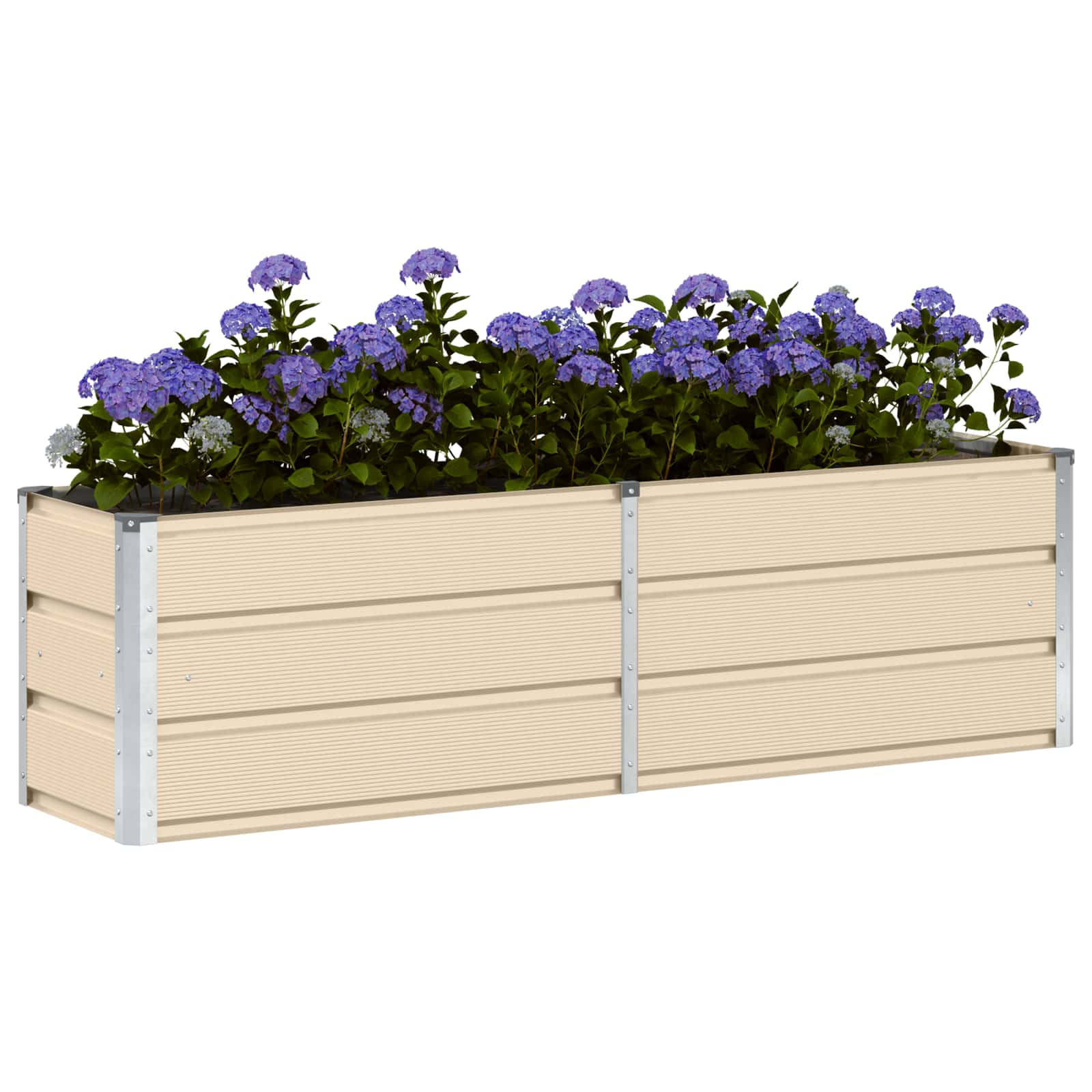 Plantekasse Elfenben 160 x 40 x 45 cm Stål
