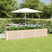Plantekasse Elfenben 240 x 40 x 45 cm Stål