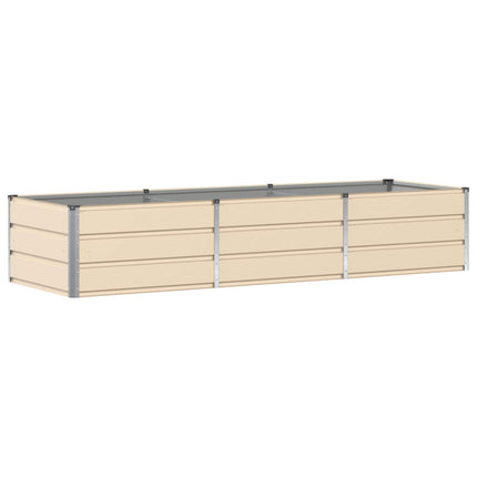 Plantekasse Elfenben 240 x 80 x 45 cm Stål