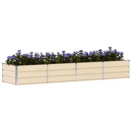 Plantekasse Elfenben 320 x 80 x 45 cm Stål