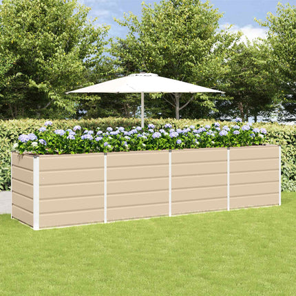 Plantekasse Elfenben 320 x 80 x 75 cm Stål